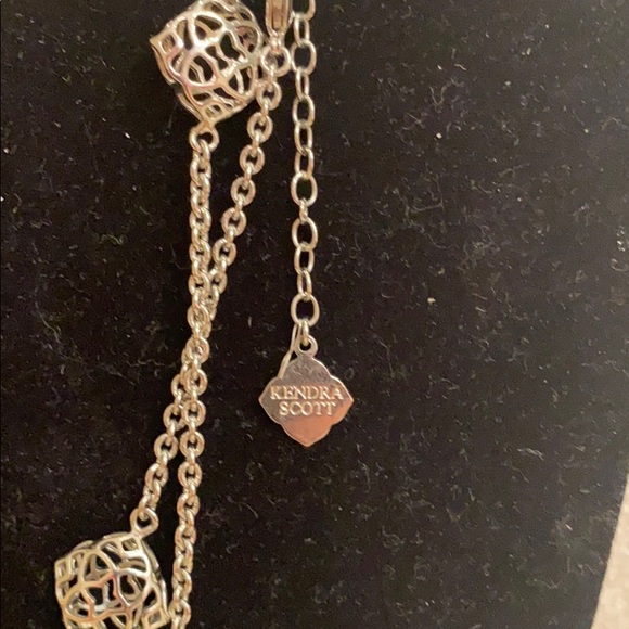 Kendra Scott Necklace Silver Long - Picture 2 of 4